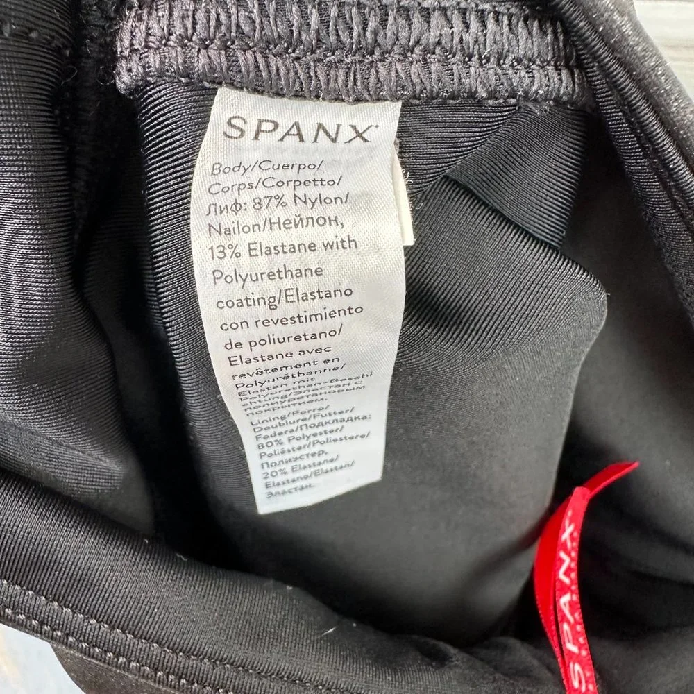 Spanx Faux Leather Leggings Black Sz S NWOT - Picture 8 of 13